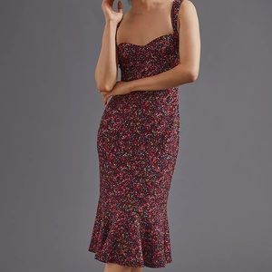 Anthropologie Sweetheart Midi Dress